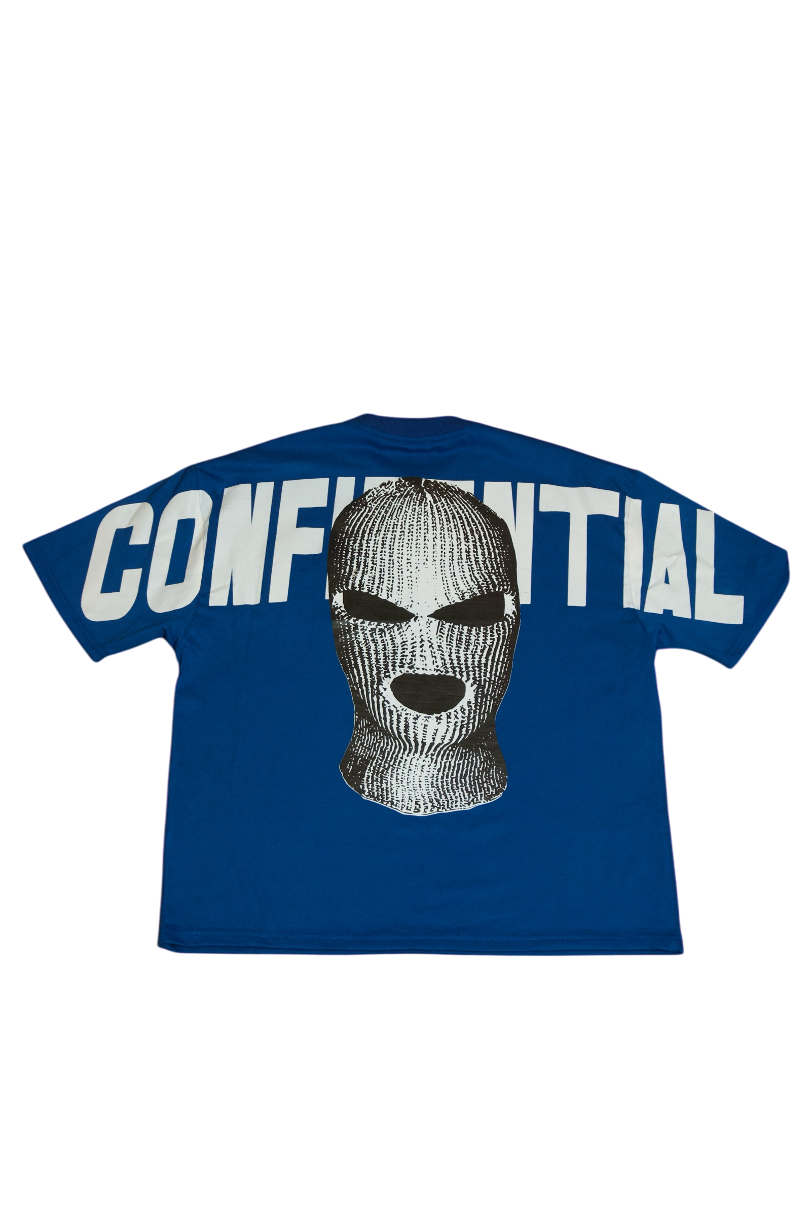 BLUE “CONFIDENTIAL” TEE